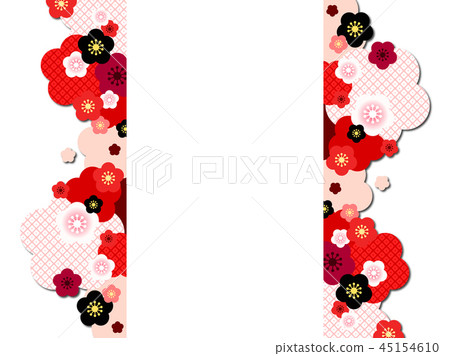 Ume和鹿兒童背景 45154610