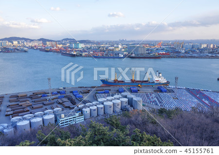 Incheon, Korea, Incheon, Port 45155761