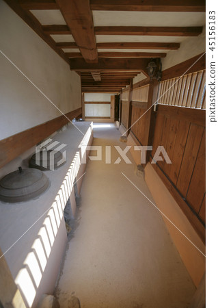 仁川，韓國，月尾島，傳統園林，韓屋 45156183