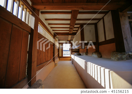 仁川，韓國，月尾島，傳統園林，韓屋 45156215