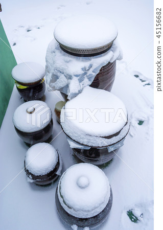 Winter, snow, jar Winter, snow, jar 45156682