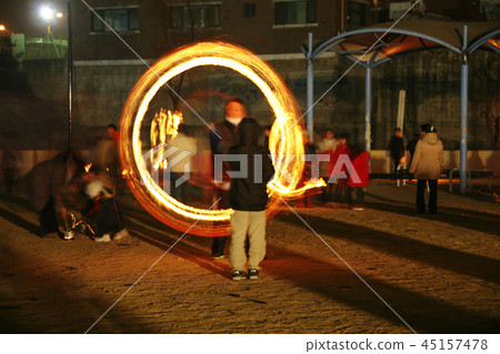 仁川，韓國，富平，新年 45157478
