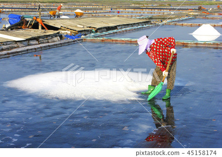 仁川，韓國，Woongjin縣，Shindo 45158174