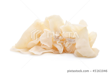 white ear mushroom or white jelly mushroom 45161046