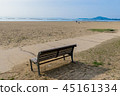 A bench with a view of the sea 45161334