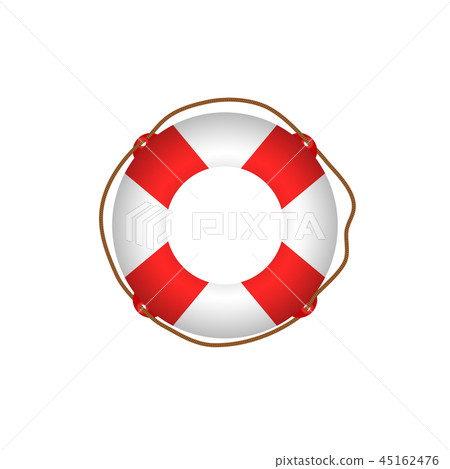 ring life , Lifebuoy / life preserver icon. Vector 45162476