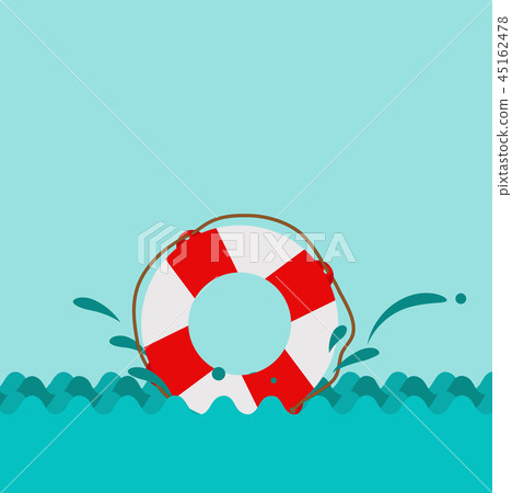 ring life , Lifebuoy / life preserver icon. Vector 45162478