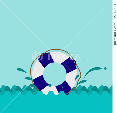 ring life , Lifebuoy / life preserver icon. Vector 45162481
