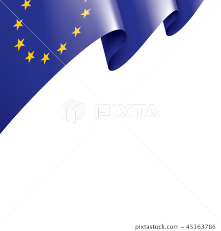 European union flag, vector illustration on a white background European union flag, vector illustration on a white background 45163786