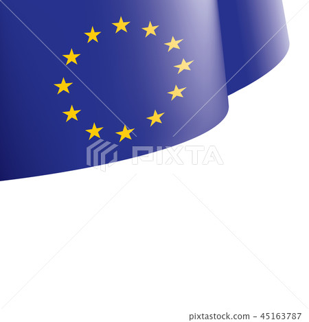 European union flag, vector illustration on a white background 45163787