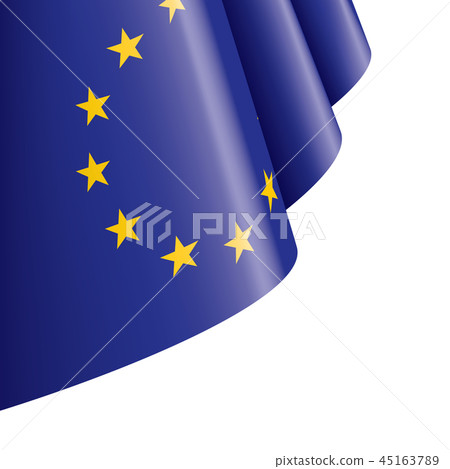 European union flag, vector illustration on a white background 45163789