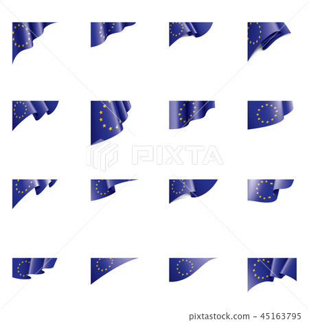 European union flag, vector illustration on a white background European union flag, vector illustration on a white background 45163795