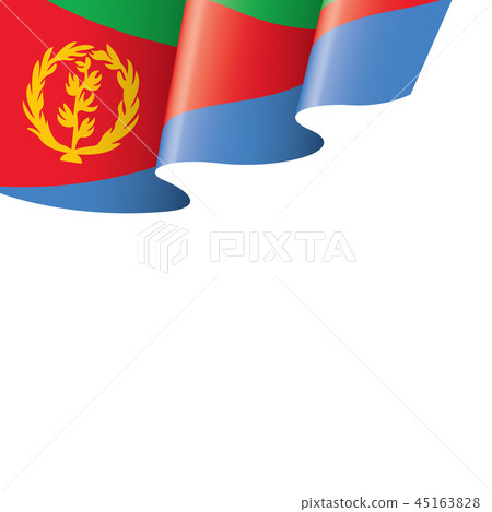 Eritrea flag, vector illustration on a white background 45163828