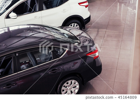 new car in the salon new car in the salon 45164809