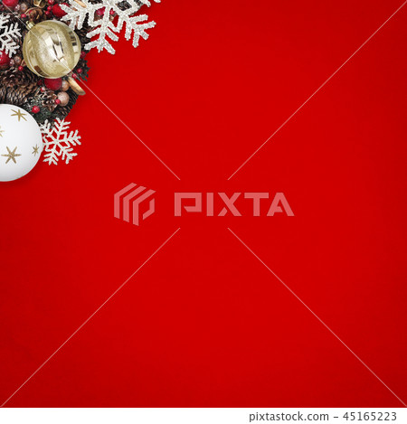 Background-Red-Christmas-Ornament-Wreath Background-Red-Christmas-Ornament-Wreath 45165223