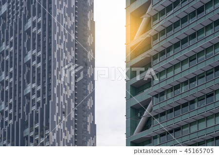buildings view of business skyscrapers buildings view of business skyscrapers 45165705