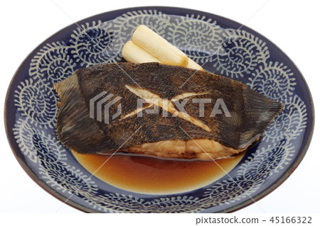 Braised crow mushroom, boiled fish 45166322