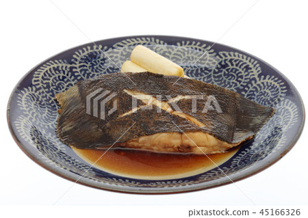 Braised crow mushroom, boiled fish 45166326