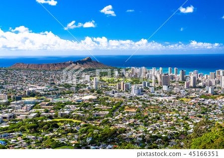 坦塔羅斯山上的“夏威夷”檀香山全景 坦塔羅斯山上的“夏威夷”檀香山全景 45166351