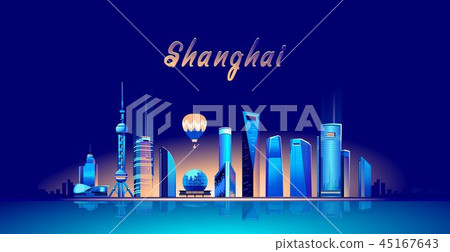 Shanghai city embankment Shanghai city embankment 45167643