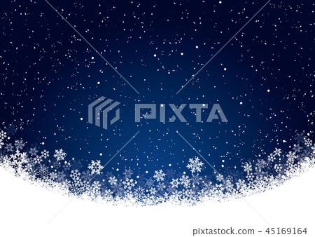 Snowy background 45169164