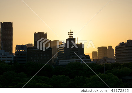 osaka city view osaka city view 45172835