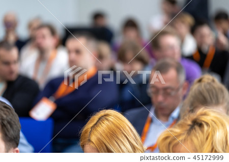 People attend business conference in congress hall People attend business conference in congress hall 45172999