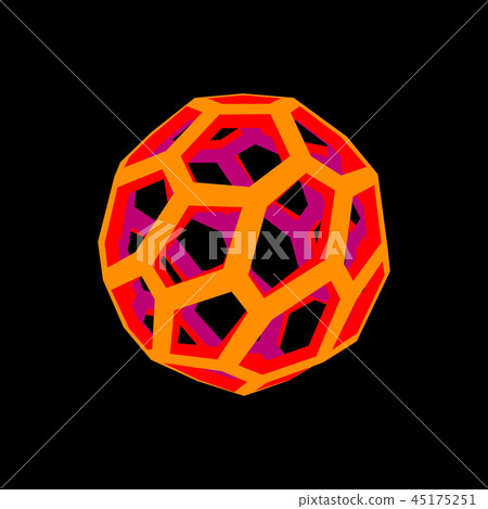 Abstract sphere wireframe. 3d Vector illustration Abstract sphere wireframe. 3d Vector illustration 45175251