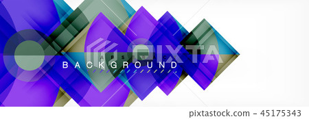 Trendy circles composition geometric background 45175343