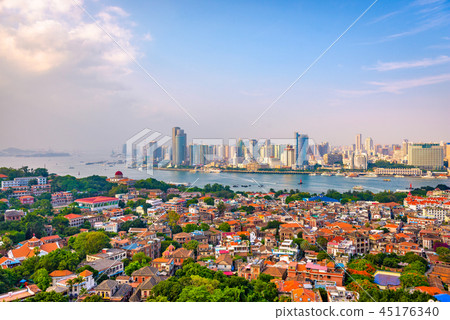 Xiamen, China Skyline 45176340
