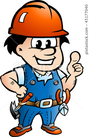 Happy Construction Worker or Handyman Happy Construction Worker or Handyman 45177040