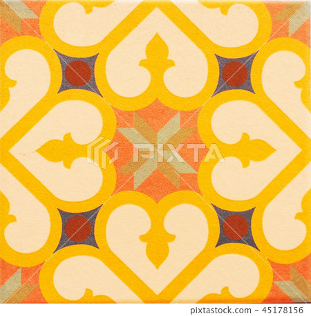 Detail of the traditional tiles Detail of the traditional tiles 45178156