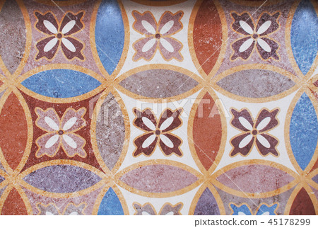 Detail of the traditional tiles Detail of the traditional tiles 45178299
