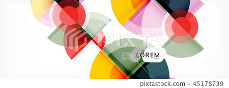 Abstract background bright circles geometric... - Stock Illustration ...