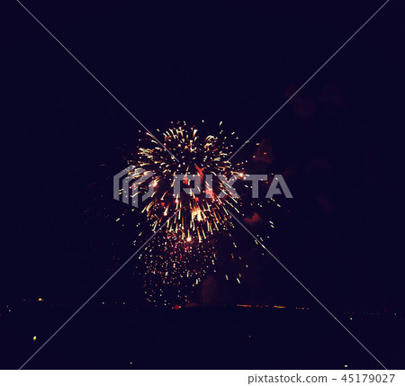 bright fireworks 45179027