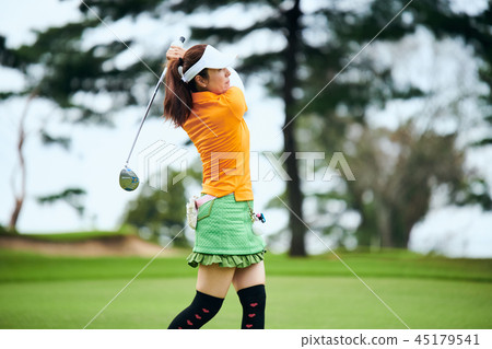 女高爾夫球手 45179541