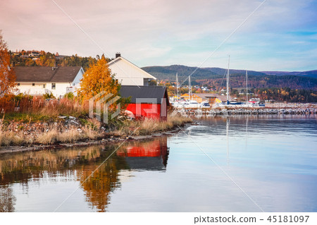 Kyrksaeterora village seaside, Norway Kyrksaeterora village seaside, Norway 45181097