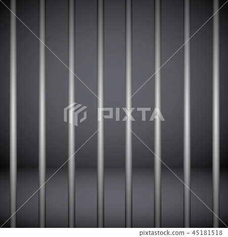 jail bars steel prison dark background 45181518