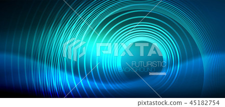 Neon glowing circles background Neon glowing circles background 45182754