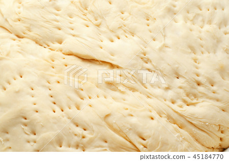 texture of the dough. in a bowl for pizza or bread 45184770