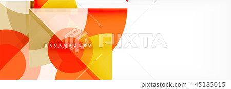 Trendy circles composition geometric background Trendy circles composition geometric background 45185015