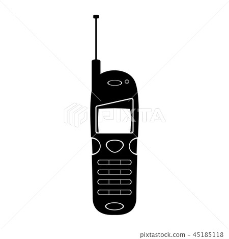 Isolated old cellphone icon 45185118