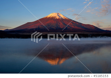 Mount Fuji, Yamanashi Prefecture, Akafuji at dawn Mount Fuji, Yamanashi Prefecture, Akafuji at dawn 45185153