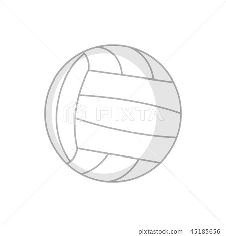 Isolated volleyball ball icon 45185656