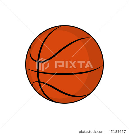 Isolated basketball ball icon Isolated basketball ball icon 45185657