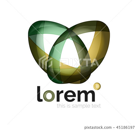 Abstract geometric business icon Abstract geometric business icon 45186197