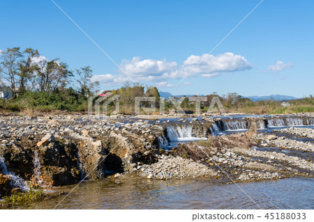 Riverbed where the ground sank Riverbed where the ground sank 45188033