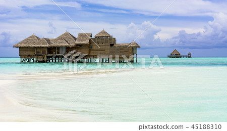 Beautiful coral reef sea in the Indian Ocean 45188310