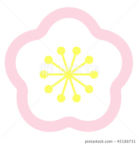 矢量梅花圖標 矢量梅花圖標 45188731
