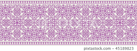 Colorful and delicate Mediterranean ceramic tiles closeup material texture background, top view (seamless connection, high resolution 3D CG rendering ∕ coloring illustration) 45189823